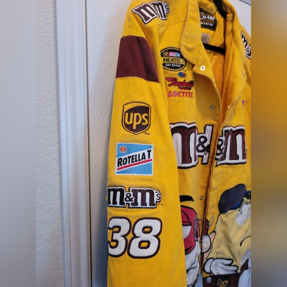 Chase Authentics Drivers Line M&M's Nascar Jacket sz XL - Picture 5 of 12